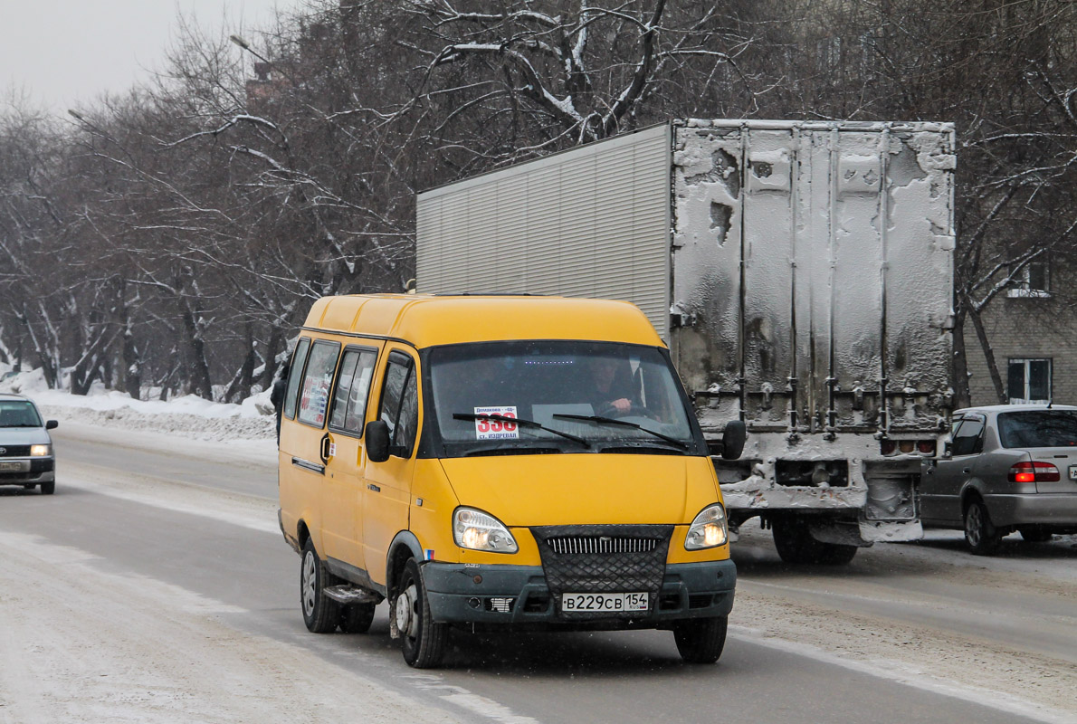 Novosibirsk region, GAZ-322132 (XTH, X96) Nr. В 229 СВ 154