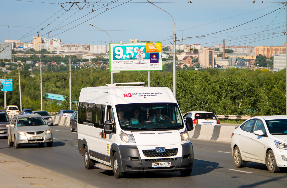 Новосибирская область, Нижегородец-2227SK (Peugeot Boxer) № В 397 НА 154