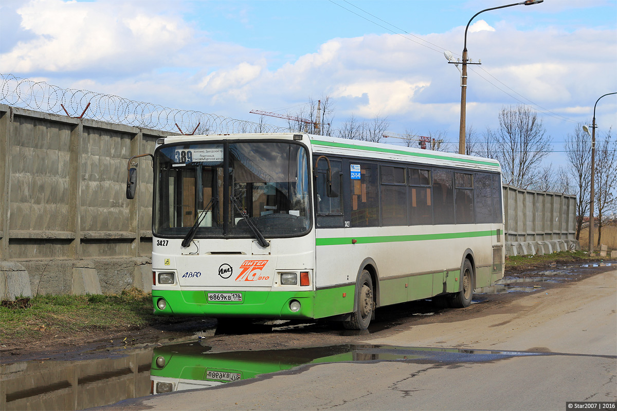 Санкт-Петербург, ЛиАЗ-5293.53 № 3427