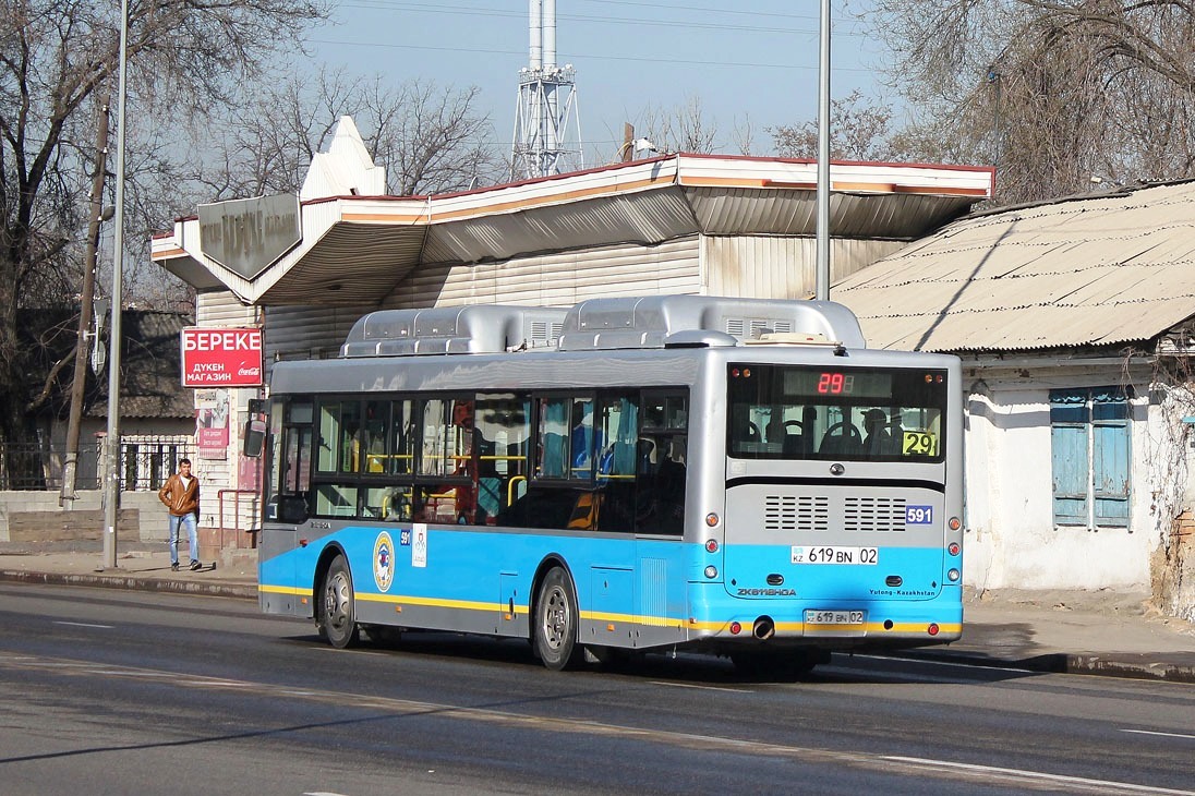 Алматы, Yutong ZK6118HGA № 591