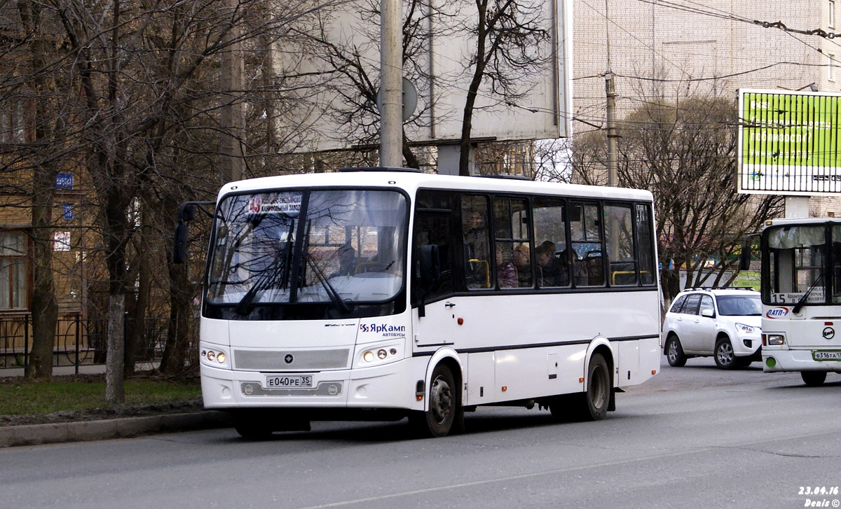 Вологодская область, ПАЗ-320412-05 "Вектор" № Е 040 РЕ 35