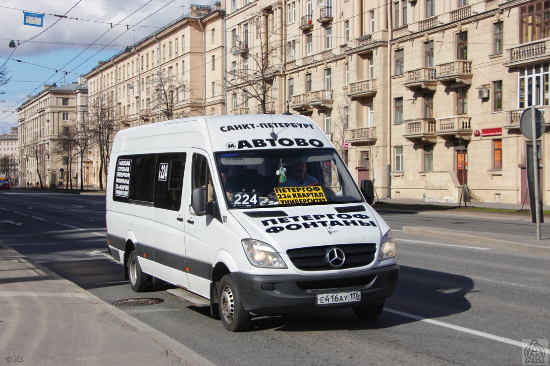 Санкт-Петербург, Луидор-22360C (MB Sprinter) № 192