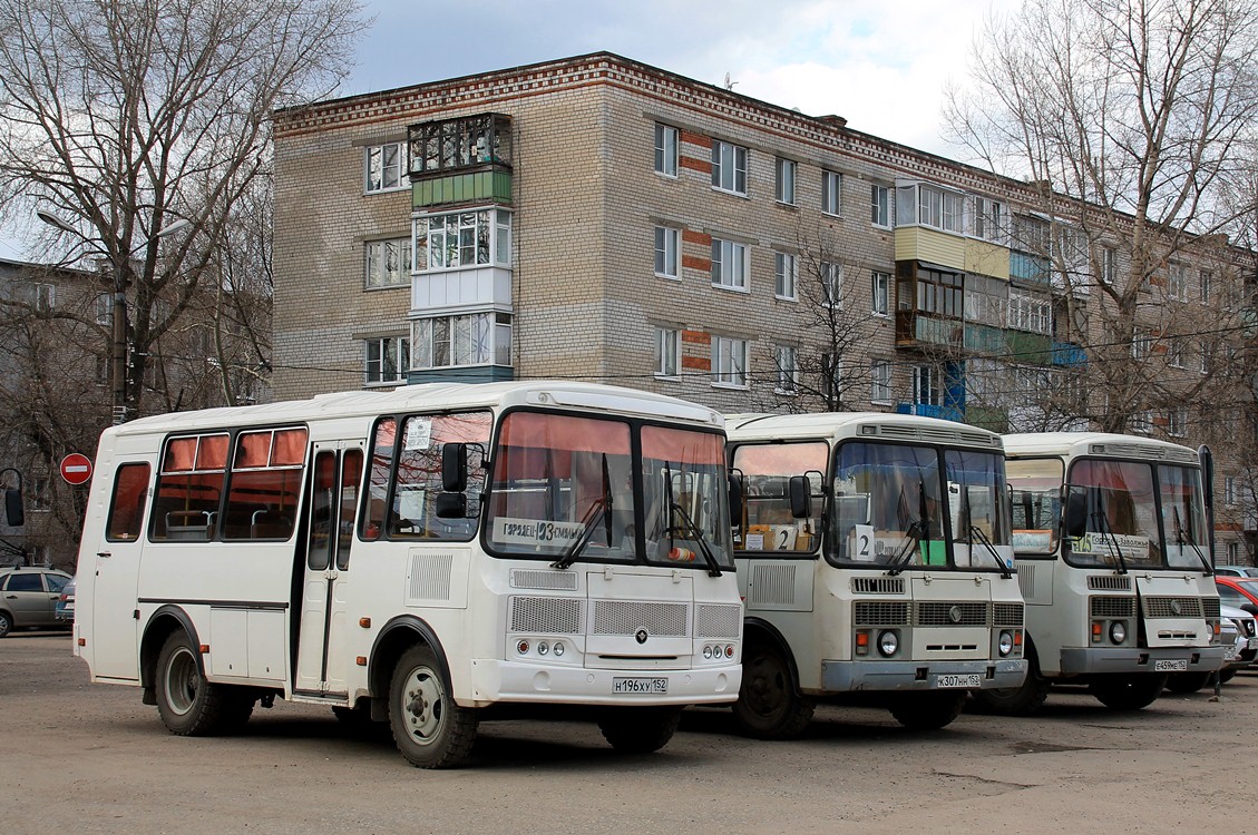 Nizhegorodskaya region, PAZ-32053 # Н 196 ХУ 152