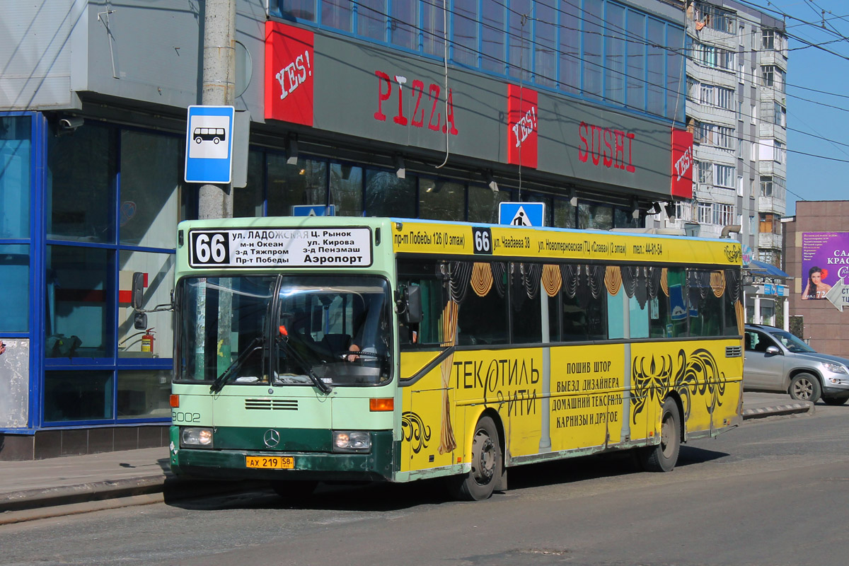 Penza region, Mercedes-Benz O405 Nr. АХ 219 58