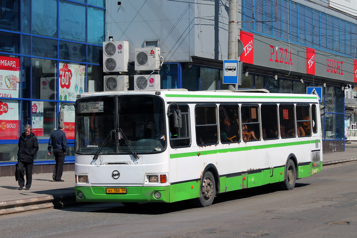 Penza region, LiAZ-5256.46 č. АУ 150 58