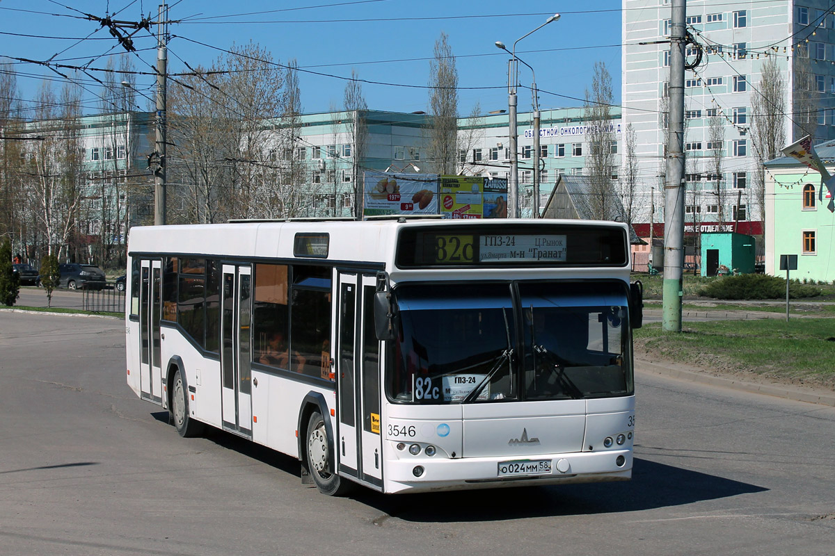 Пензенская область, МАЗ-103.465 № О 024 ММ 58