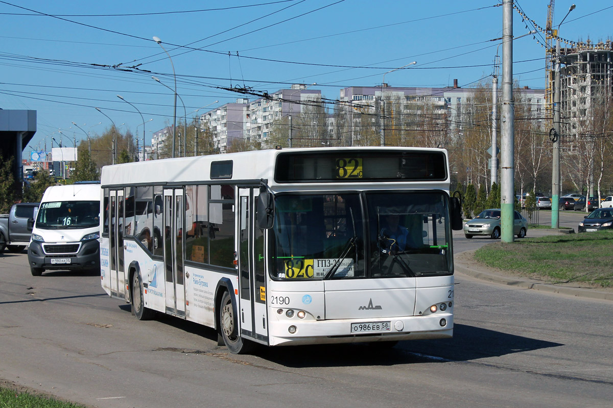 Пензенская область, МАЗ-103.465 № О 986 ЕВ 58