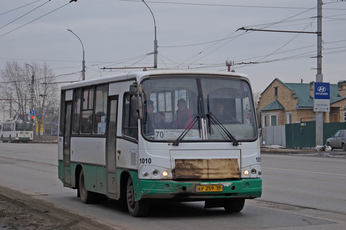 Пензенская область, ПАЗ-320402-03 № АУ 259 58