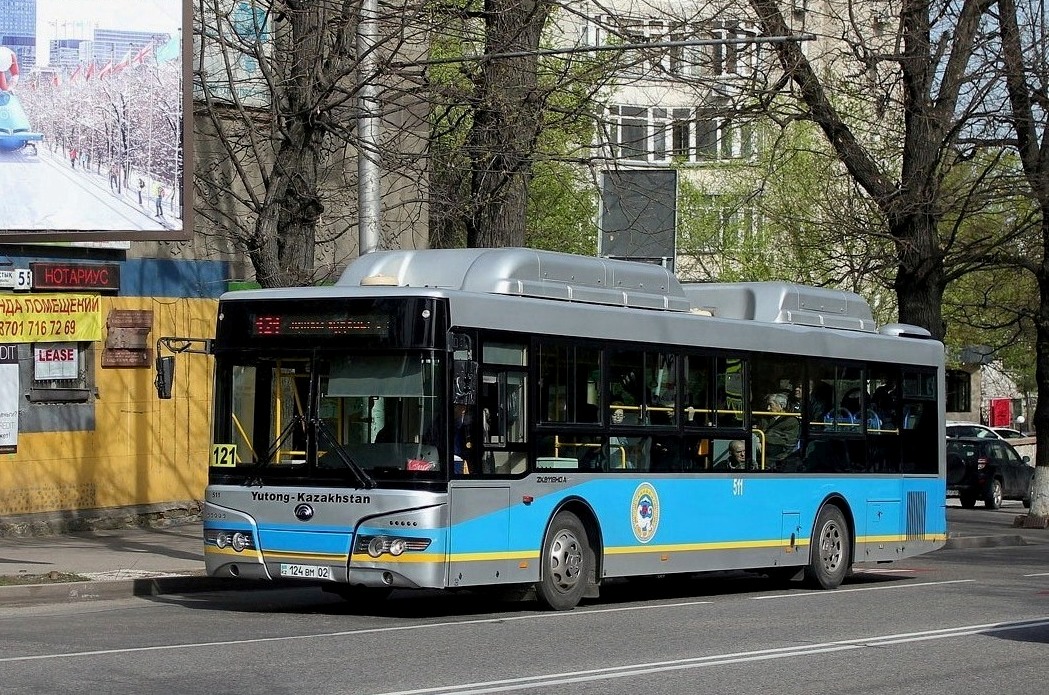 Алматы, Yutong ZK6118HGA № 511