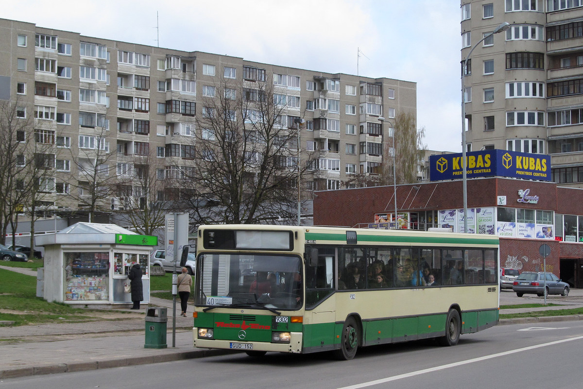 Литва, Mercedes-Benz O405N № 9302