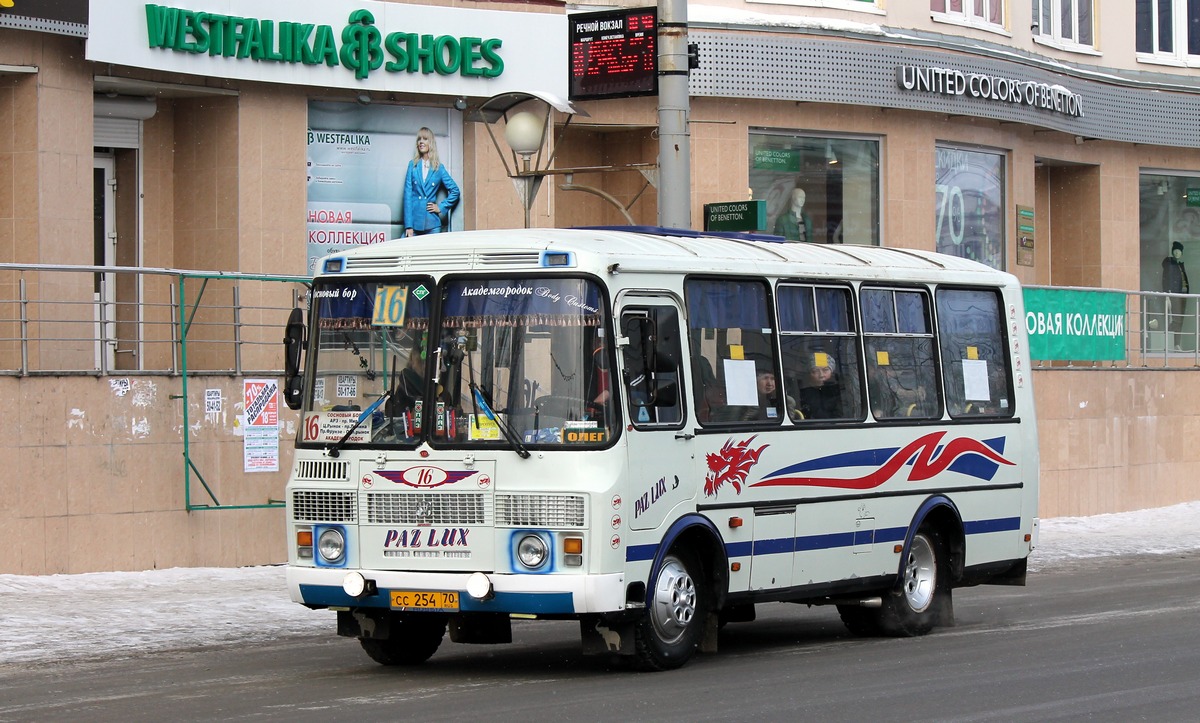 Томская область, ПАЗ-32054 № СС 254 70