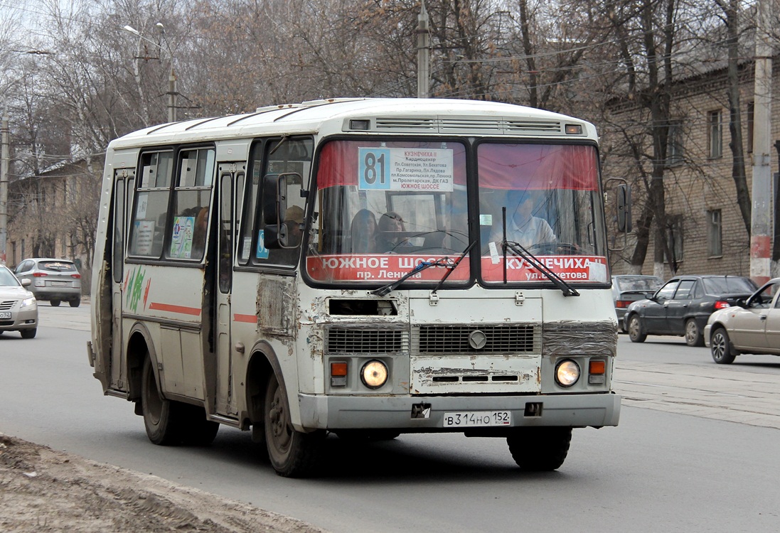 Нижегородская область, ПАЗ-32054 № В 314 НО 152