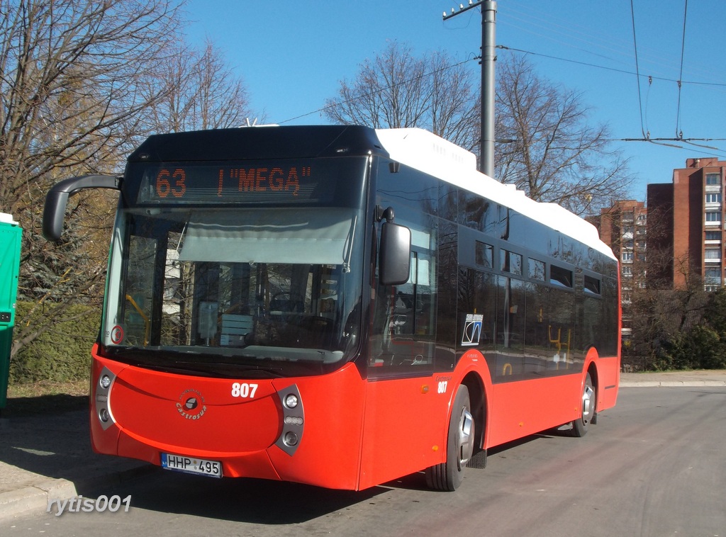 Литва, Castrosua Tempus Hybrid 11.3 № 807