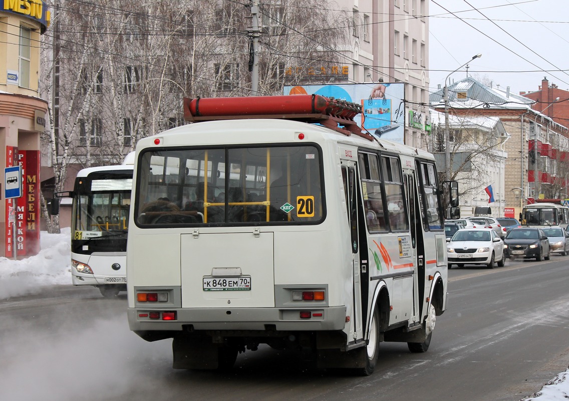 Томская область, ПАЗ-32054 № К 848 ЕМ 70