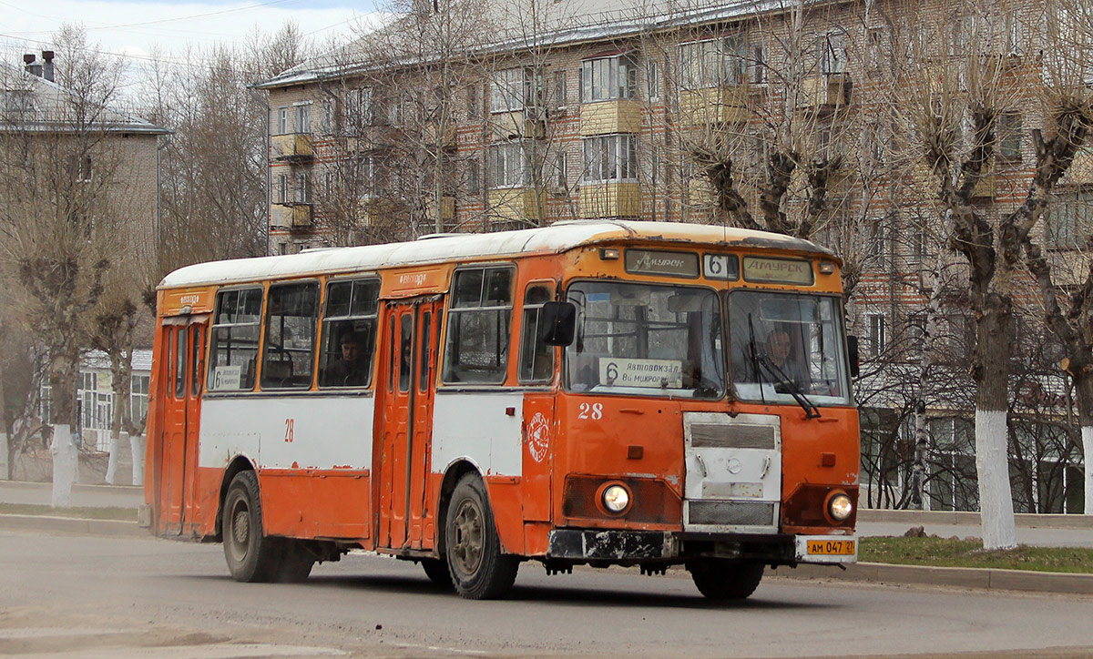 Хабаровський край, ЛиАЗ-677М № 28