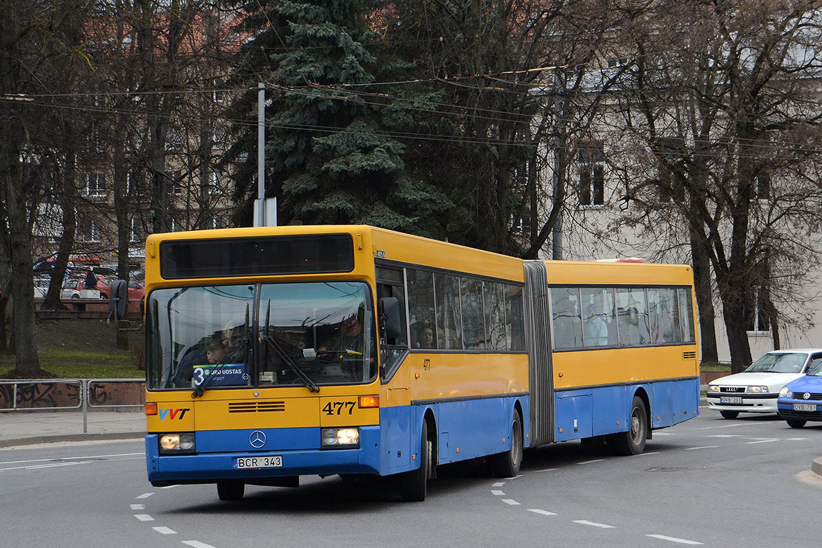 Литва, Mercedes-Benz O405G № 477