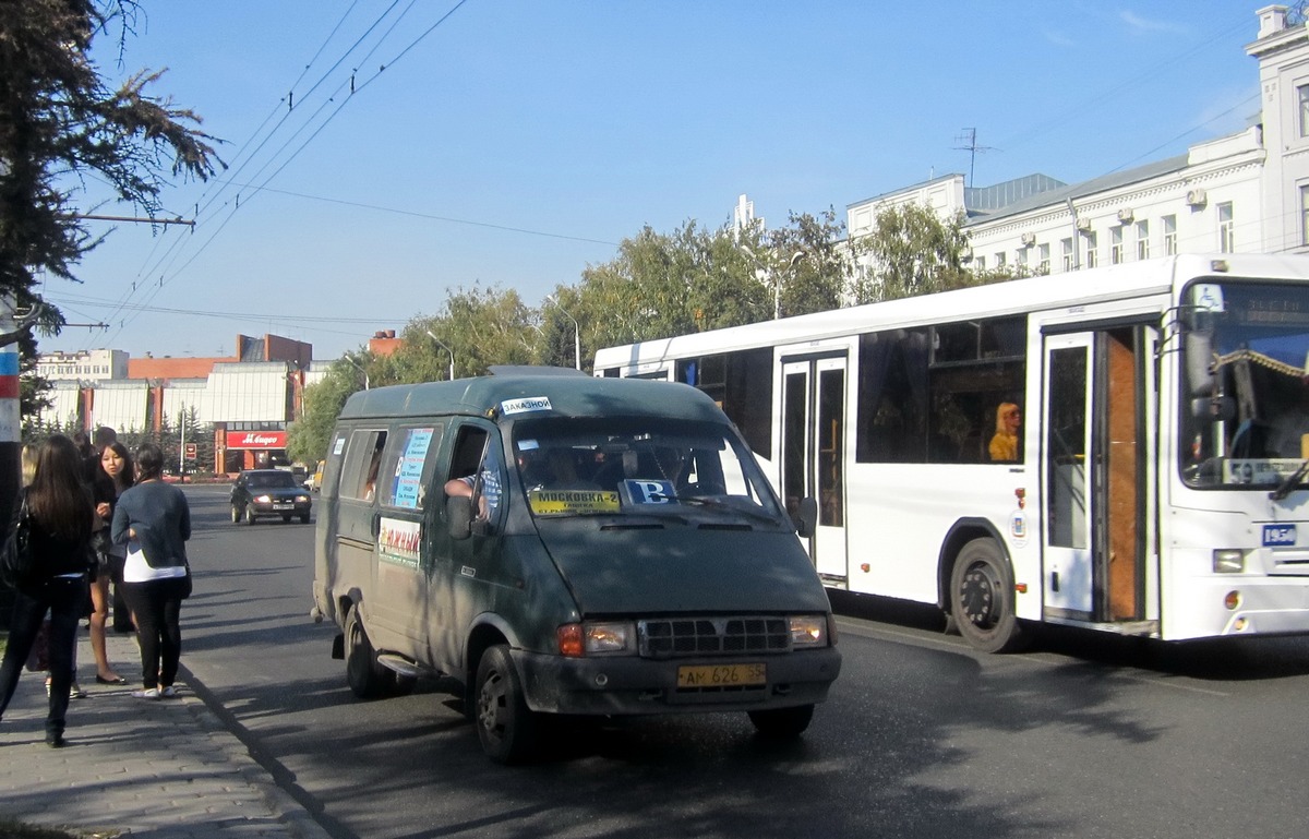 Omsk region, GAZ-2705 Nr. АМ 626 55