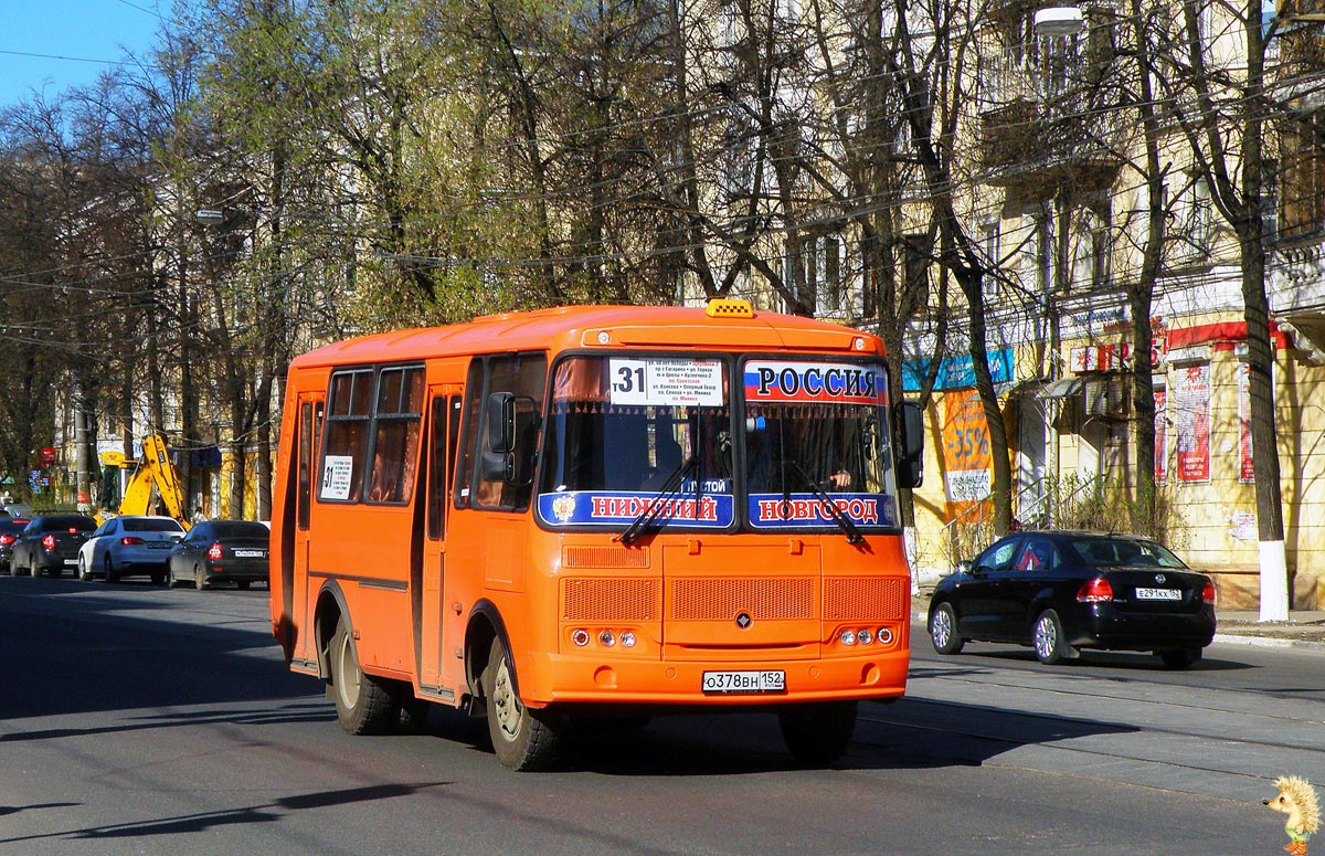 Нижегородская область, ПАЗ-32054 № О 378 ВН 152