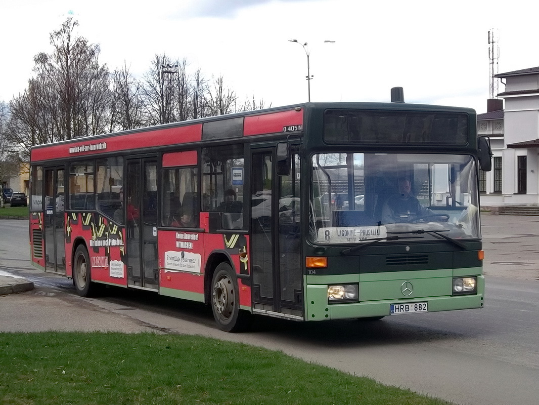 Литва, Mercedes-Benz O405N2 № HRB 882