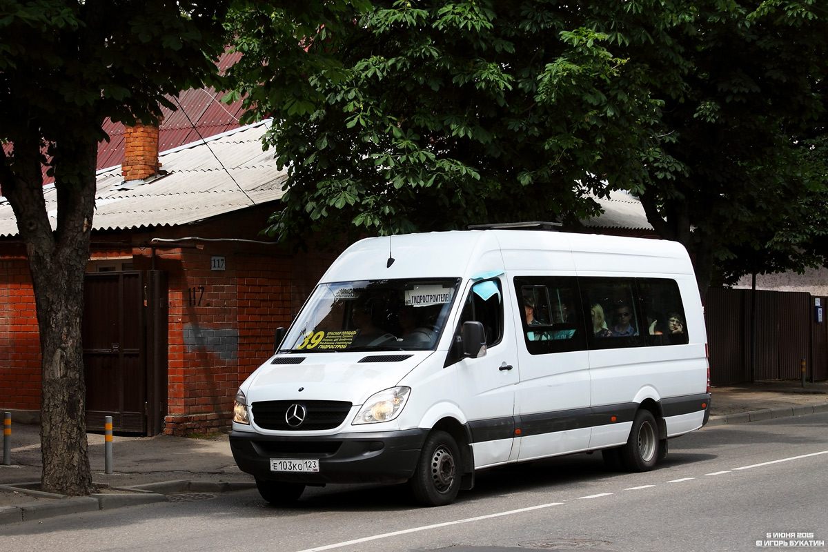 Краснодарский край, Луидор-22360C (MB Sprinter) № Е 103 КО 123