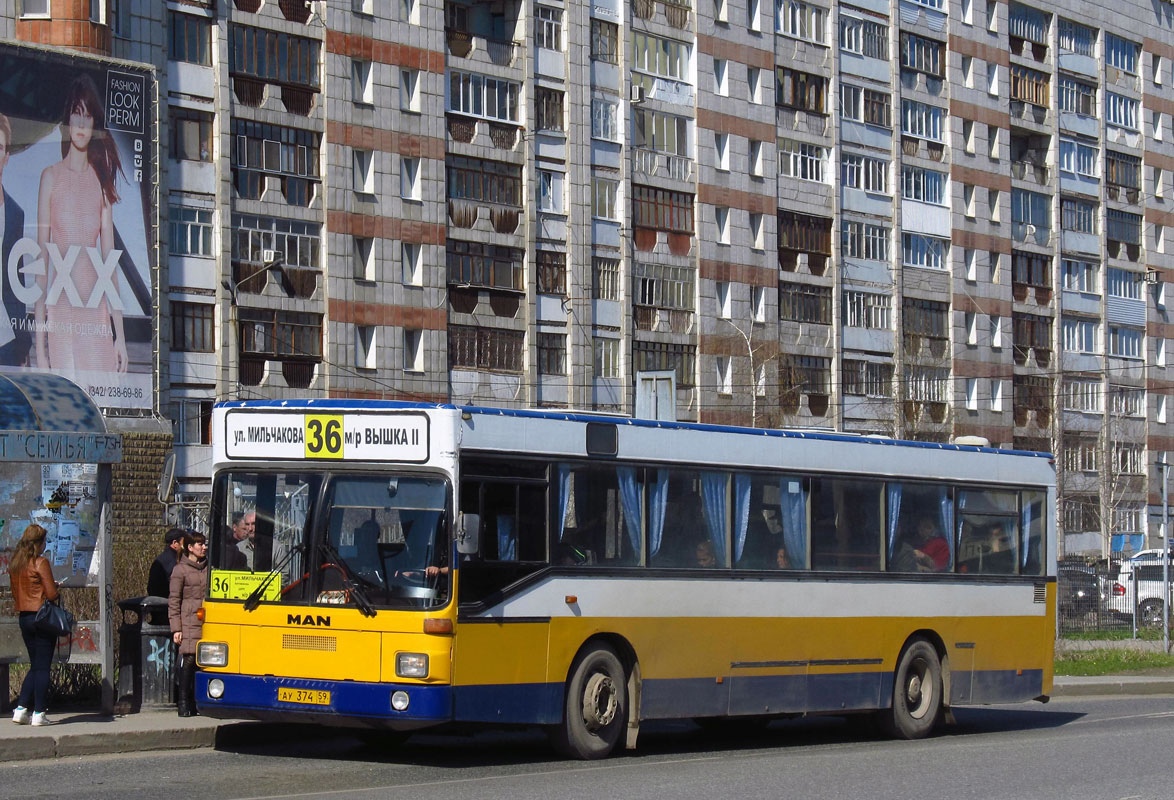 Пермский край, MAN 791 SL202 № АУ 374 59