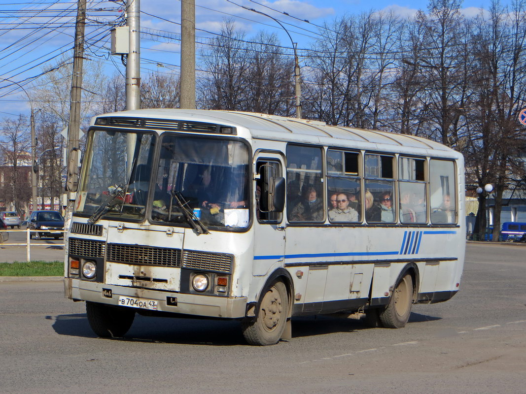 Кировская область, ПАЗ-4234 № В 704 ОА 43