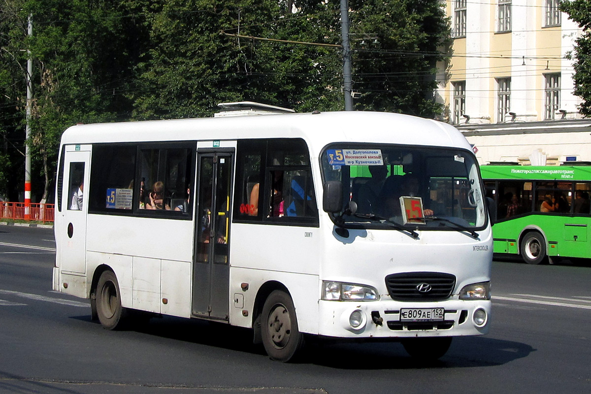 Нижегородская область, Hyundai County LWB C09 (ТагАЗ) № Е 809 АЕ 152