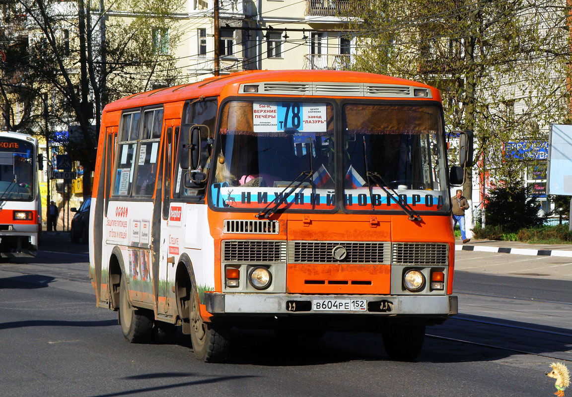 Nizhegorodskaya region, PAZ-32054 Nr. В 604 РЕ 152