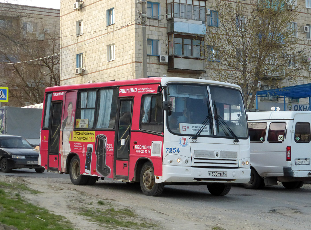 Волгоградская область, ПАЗ-320402-03 № 7254