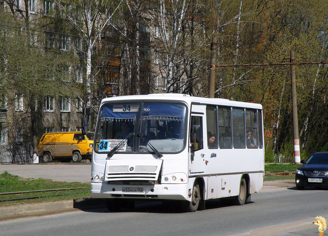 Нижегородская область, ПАЗ-320302-08 № К 534 ОА 152