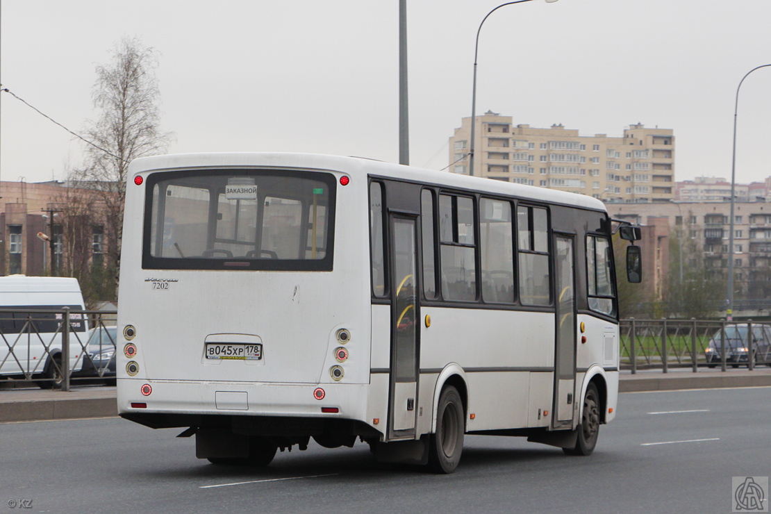 Санкт-Петербург, ПАЗ-320412-05 "Вектор" № 7202