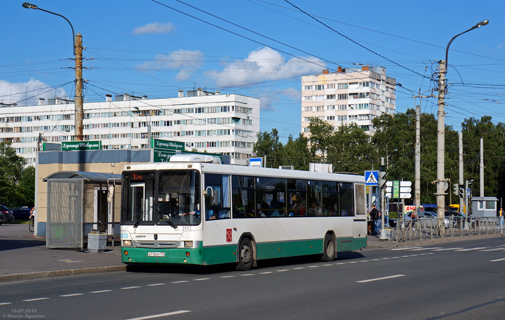 Sankt Petersburg, NefAZ-52994-10 Nr. 2192