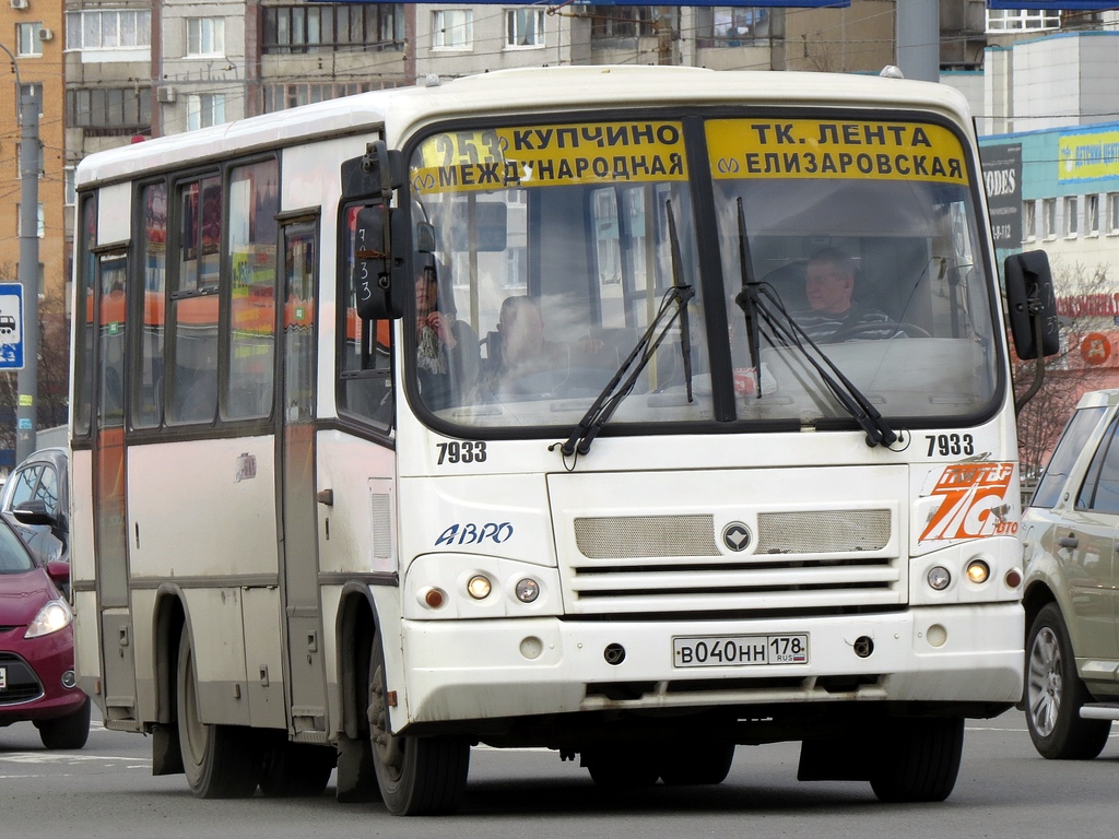 Санкт-Петербург, ПАЗ-320402-05 № 7933