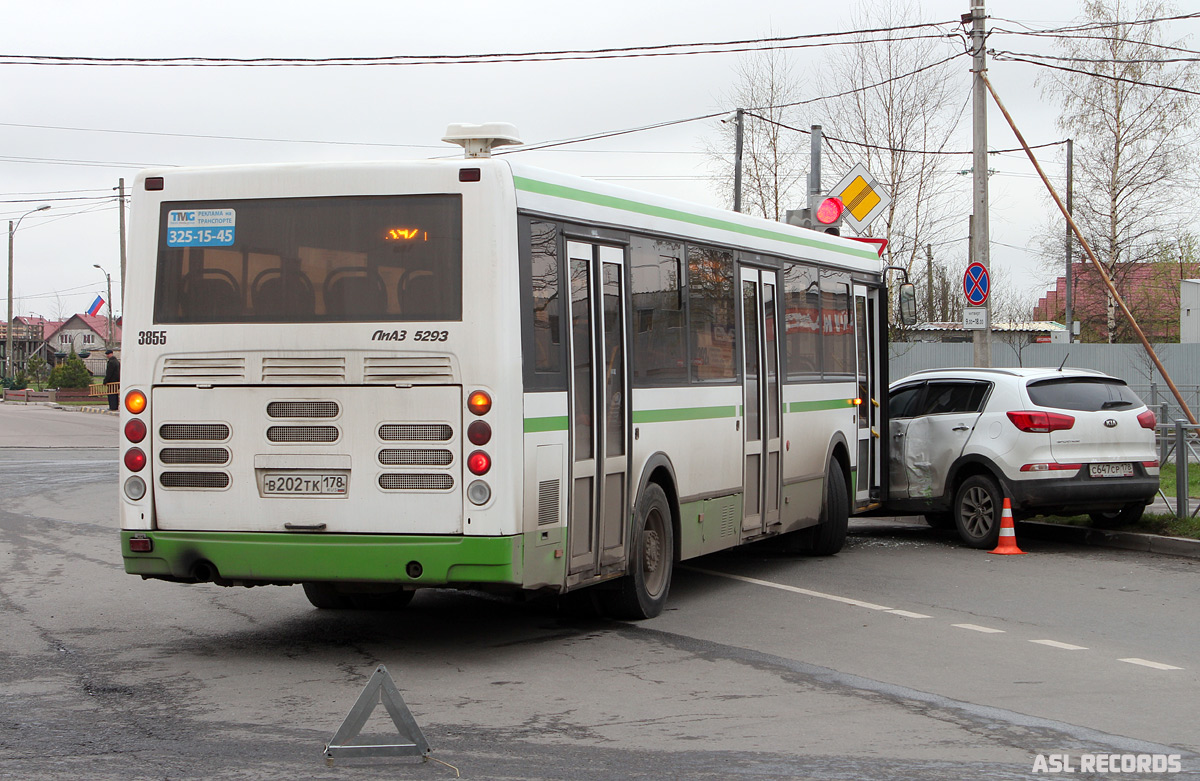 Санкт-Петербург, ЛиАЗ-5293.60 № 3855