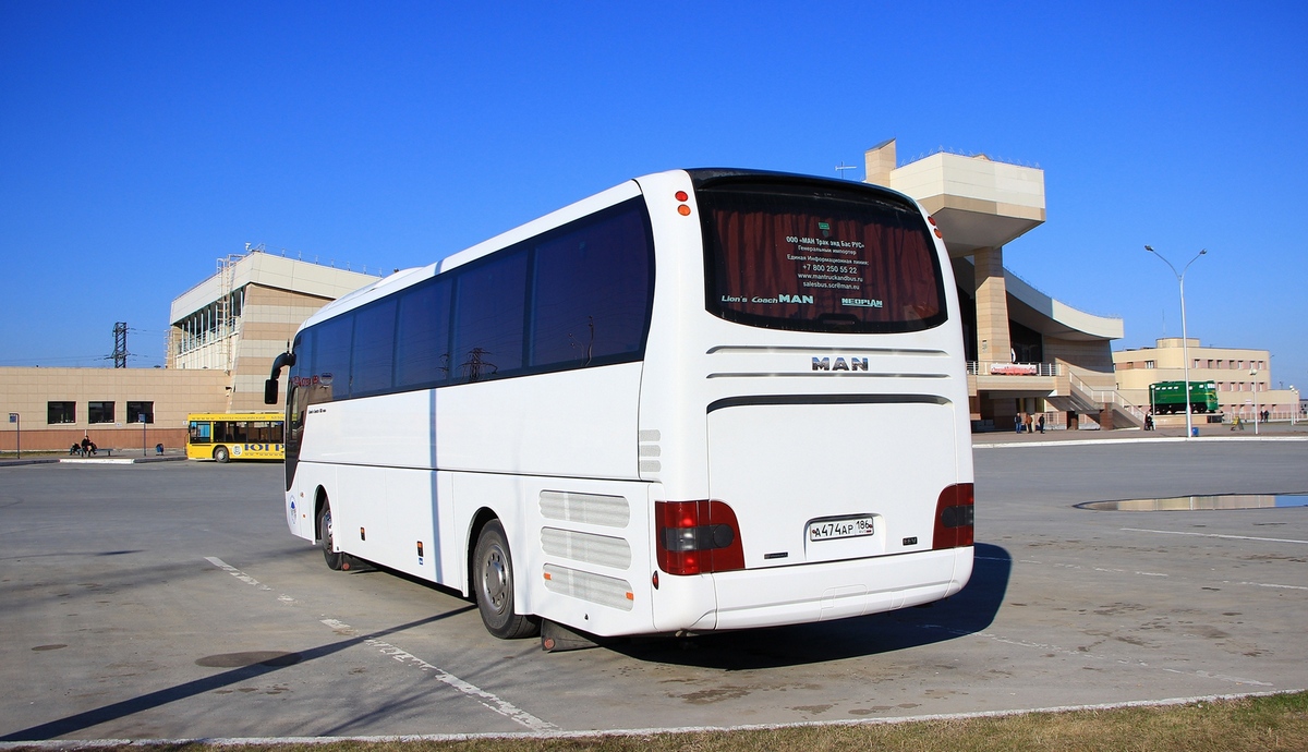 Ханты-Мансийский АО, MAN R07 Lion's Coach RHC444 № А 474 АР 186