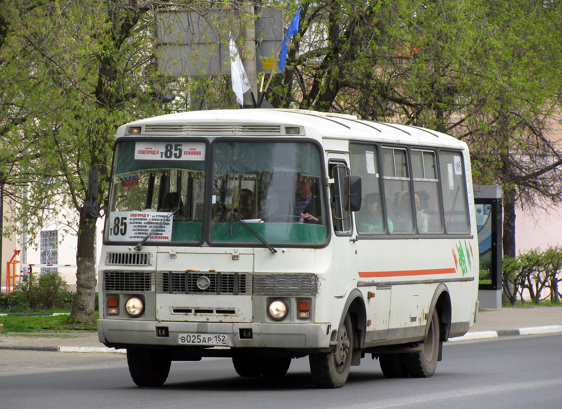 Нижегородская область, ПАЗ-32054 № В 025 АР 152