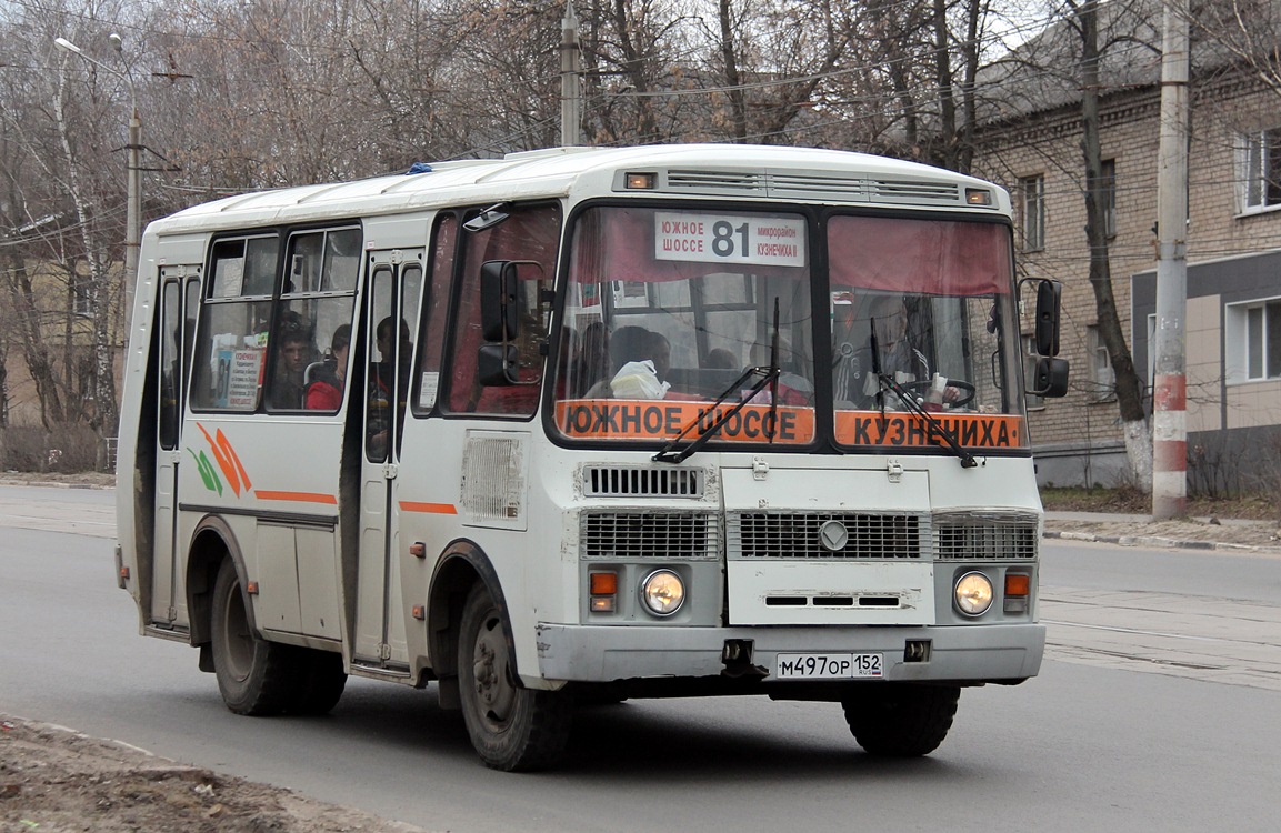 Нижегородская область, ПАЗ-32054 № М 497 ОР 152