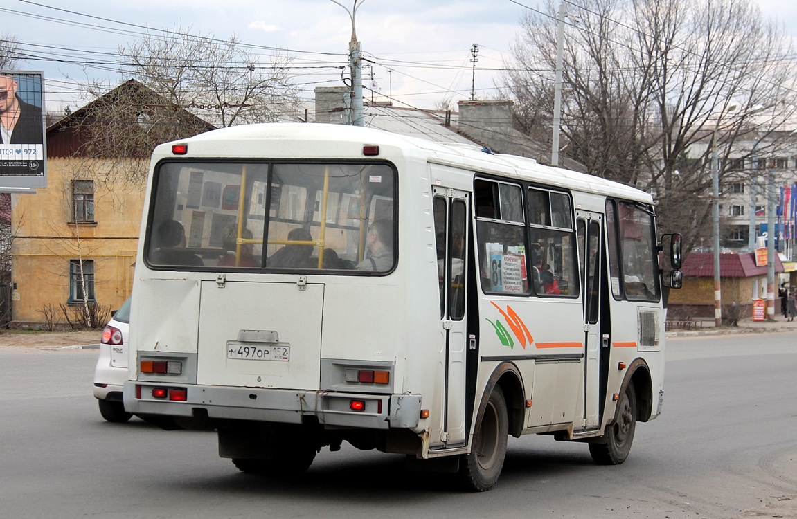 Нижегородская область, ПАЗ-32054 № М 497 ОР 152