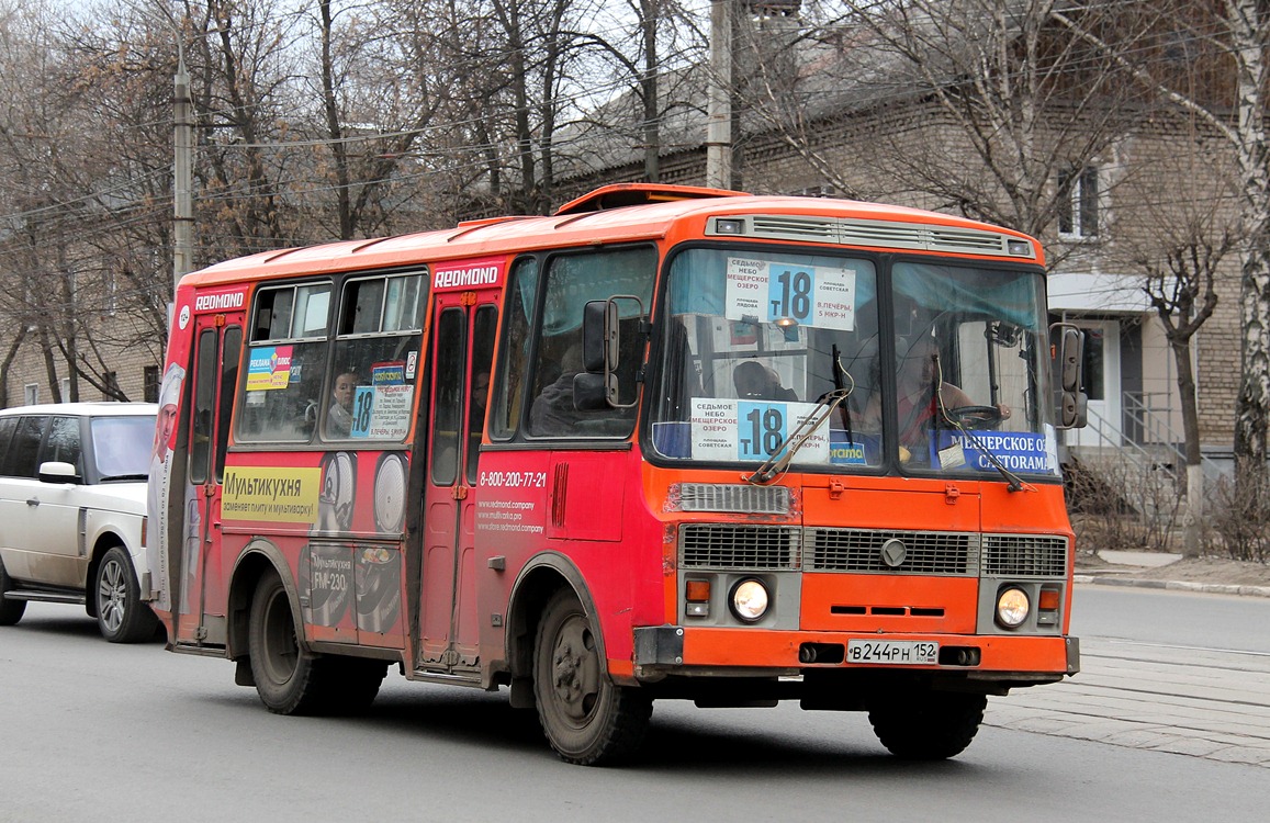 Нижегородская область, ПАЗ-32054 № В 244 РН 152