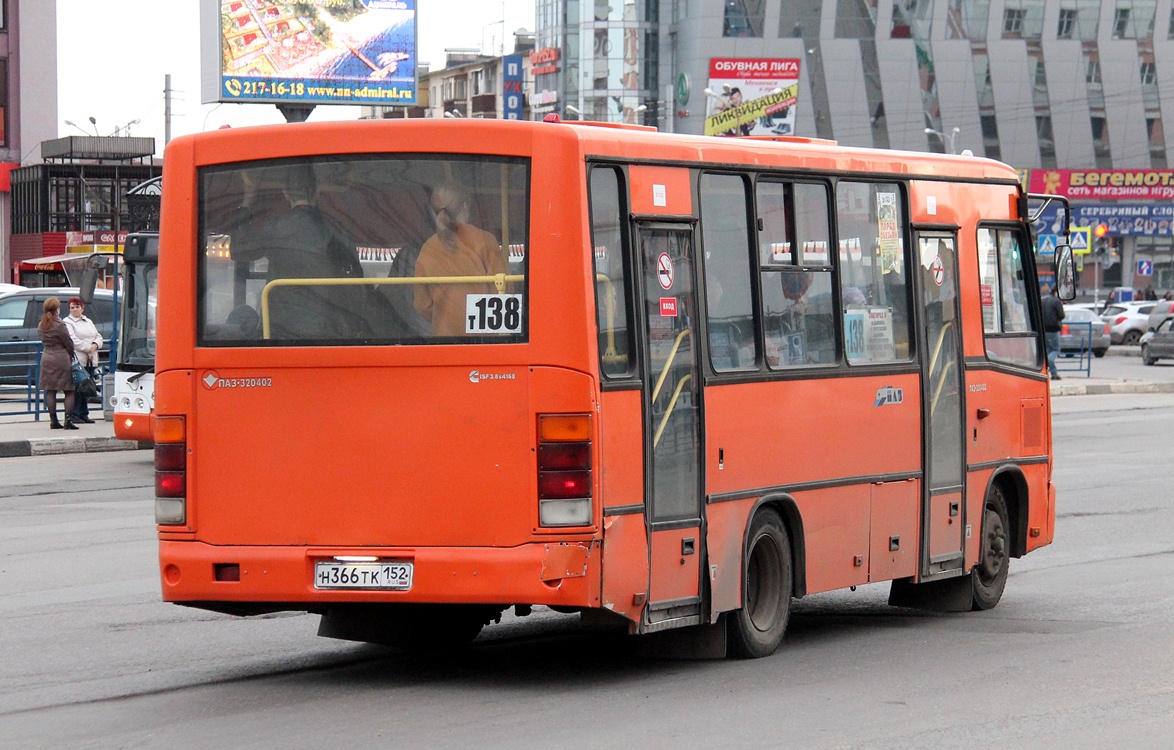 Нижегородская область, ПАЗ-320402-05 № Н 366 ТК 152