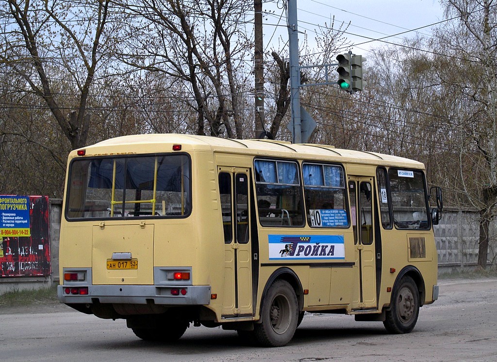 Нижегородская область, ПАЗ-32054 № АН 017 52