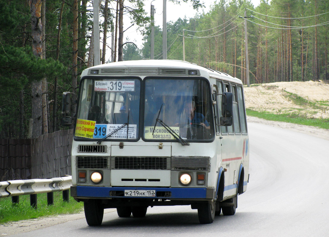 Нижегородская область, ПАЗ-32054 № К 219 НК 152