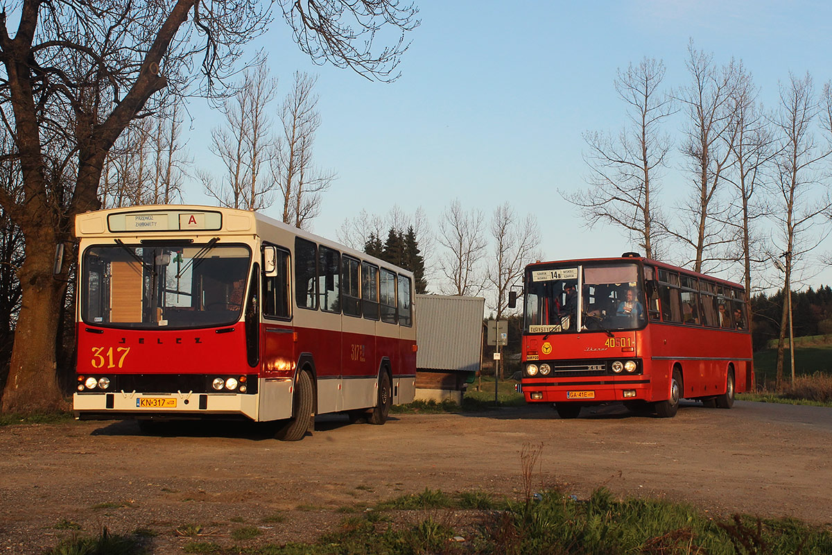 Польша, Jelcz M11 № 317; Польша, Ikarus 256.74 № 40501