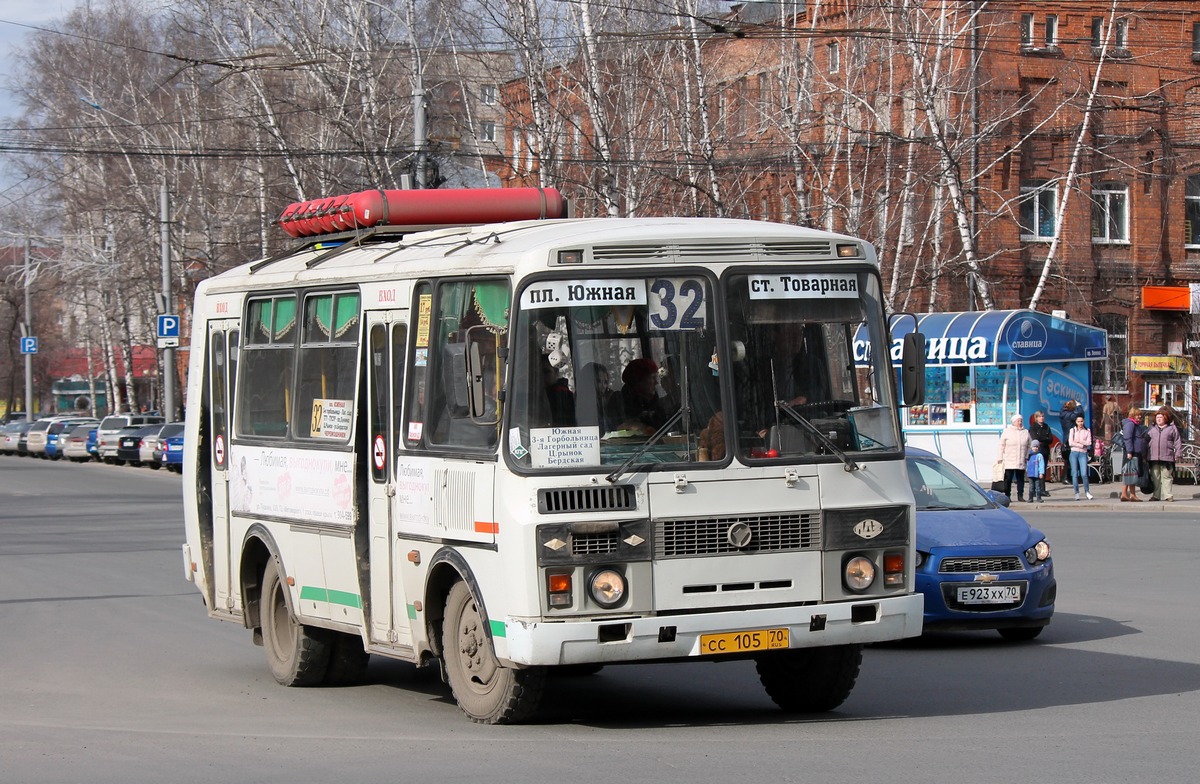 Томская область, ПАЗ-32054 № СС 105 70