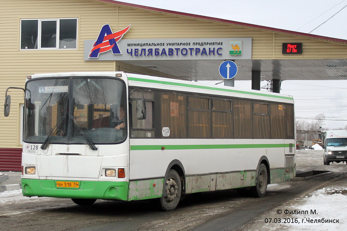 Chelyabinsk region, LiAZ-5256.53 č. 128