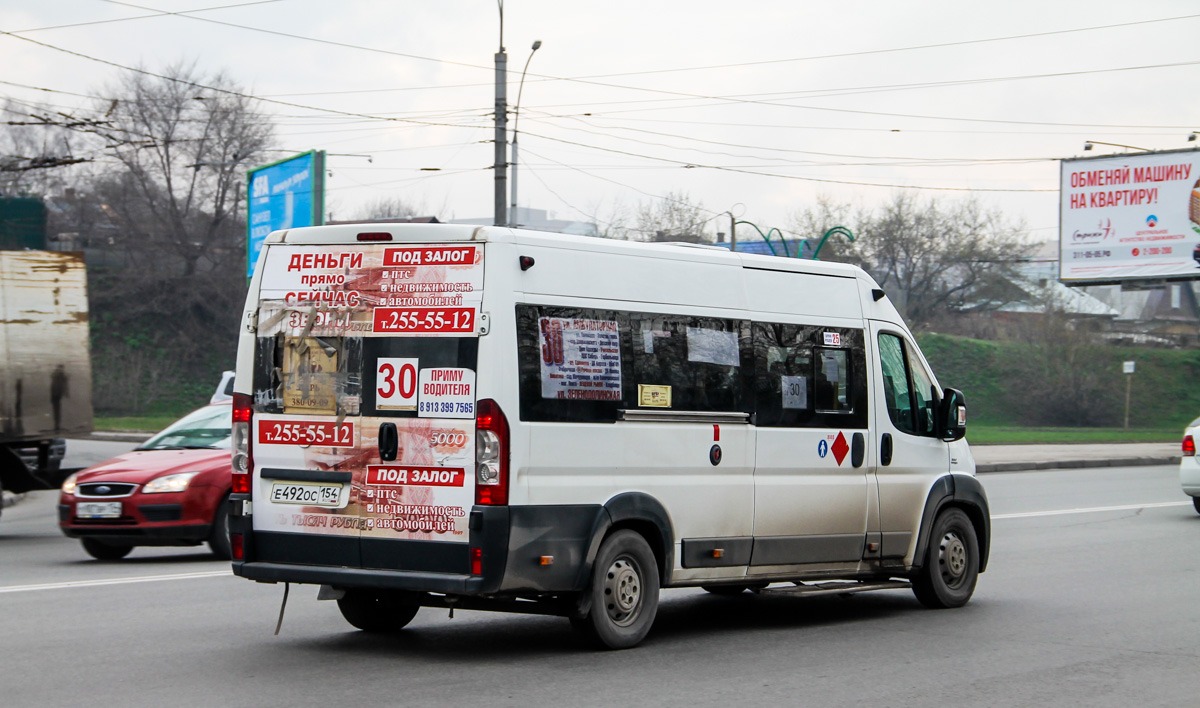 Новосибирская область, Нижегородец-FST613 (FIAT Ducato) № Е 492 ОС 154