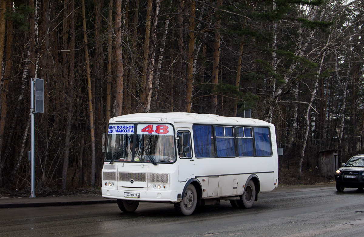 Новосибирская область, ПАЗ-32054 № Е 431 МА 154