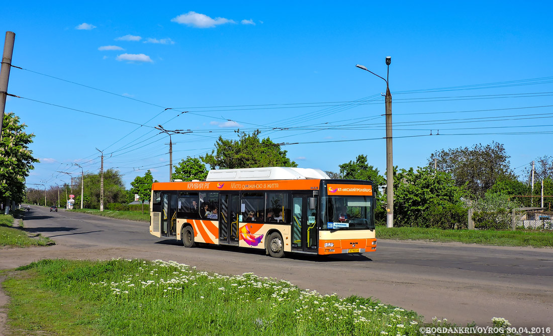 Днепропетровская область, MAN A21 NL313 CNG № AE 9803 AA