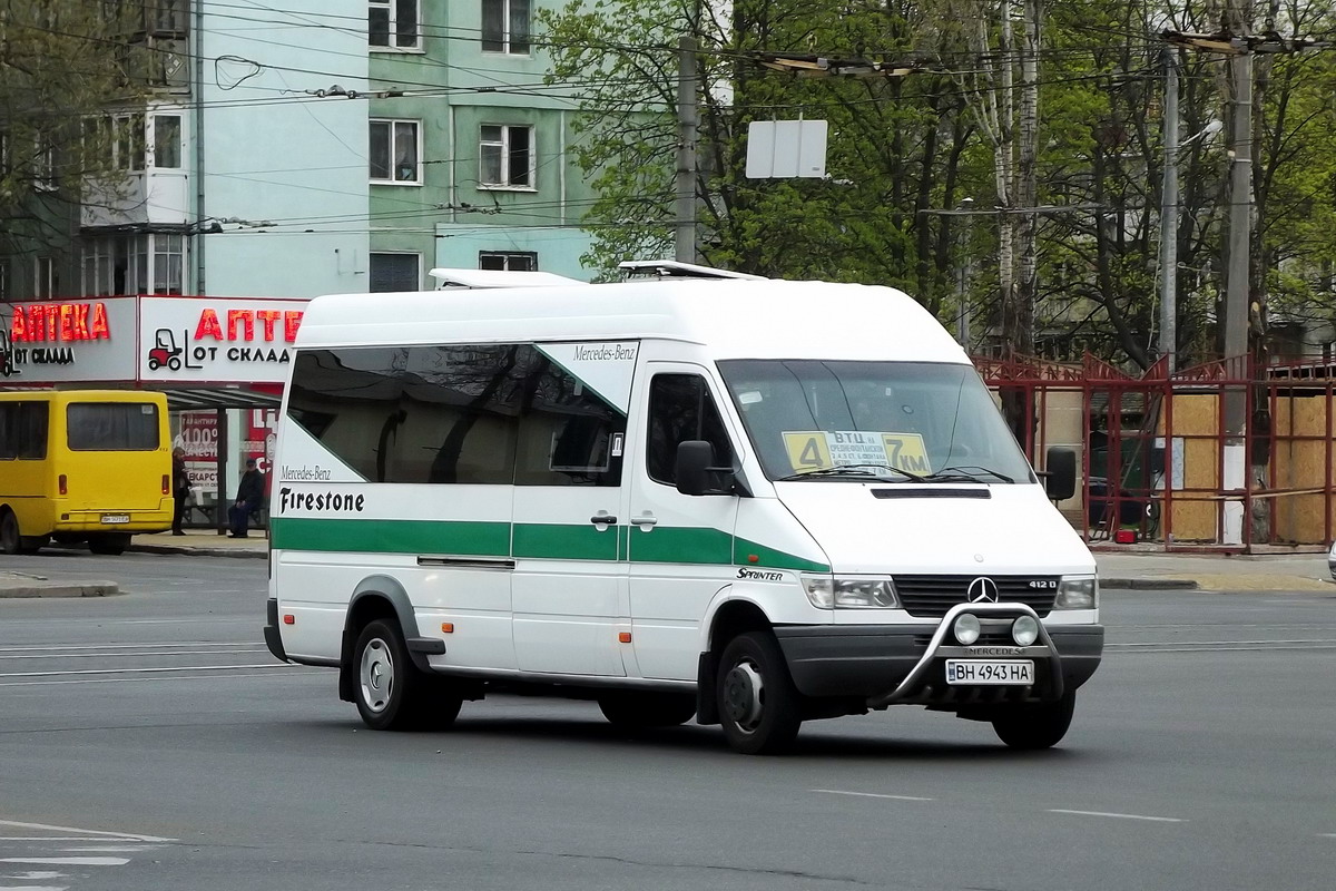 Одесская область, Mercedes-Benz Sprinter W904 412D № BH 4943 HA