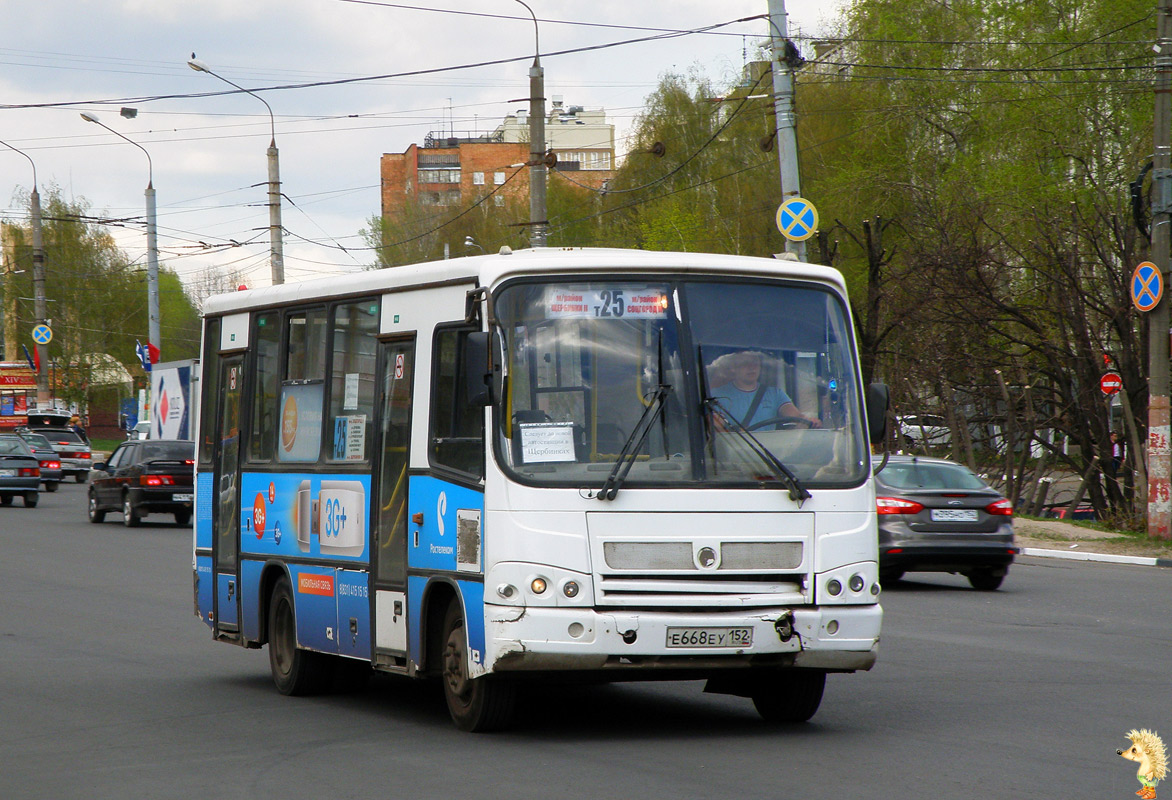 Nizhegorodskaya region, PAZ-320402-03 Nr. Е 668 ЕУ 152